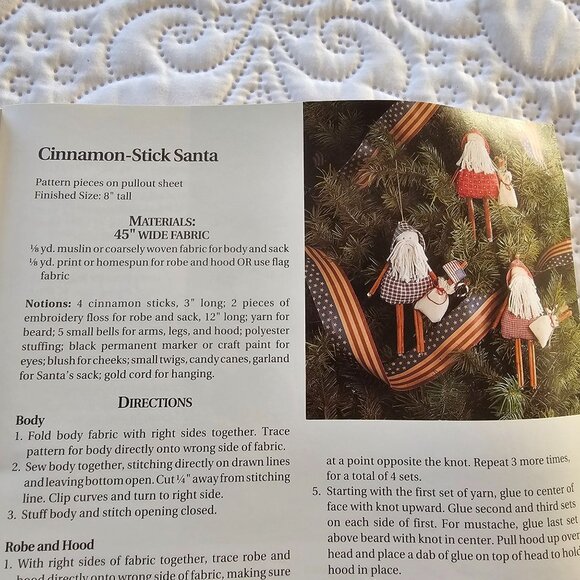 Set Of Vintage Christmas Quilt & Craft Books By Eleanor Burns & Nancy J. Martin - Picture 12 of 14